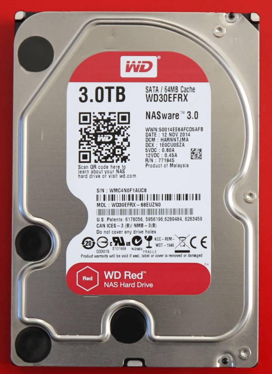 Red 3TB NAS Hard Drive com: WD Western Digital 0 RPM SATA 1 - HDD 
