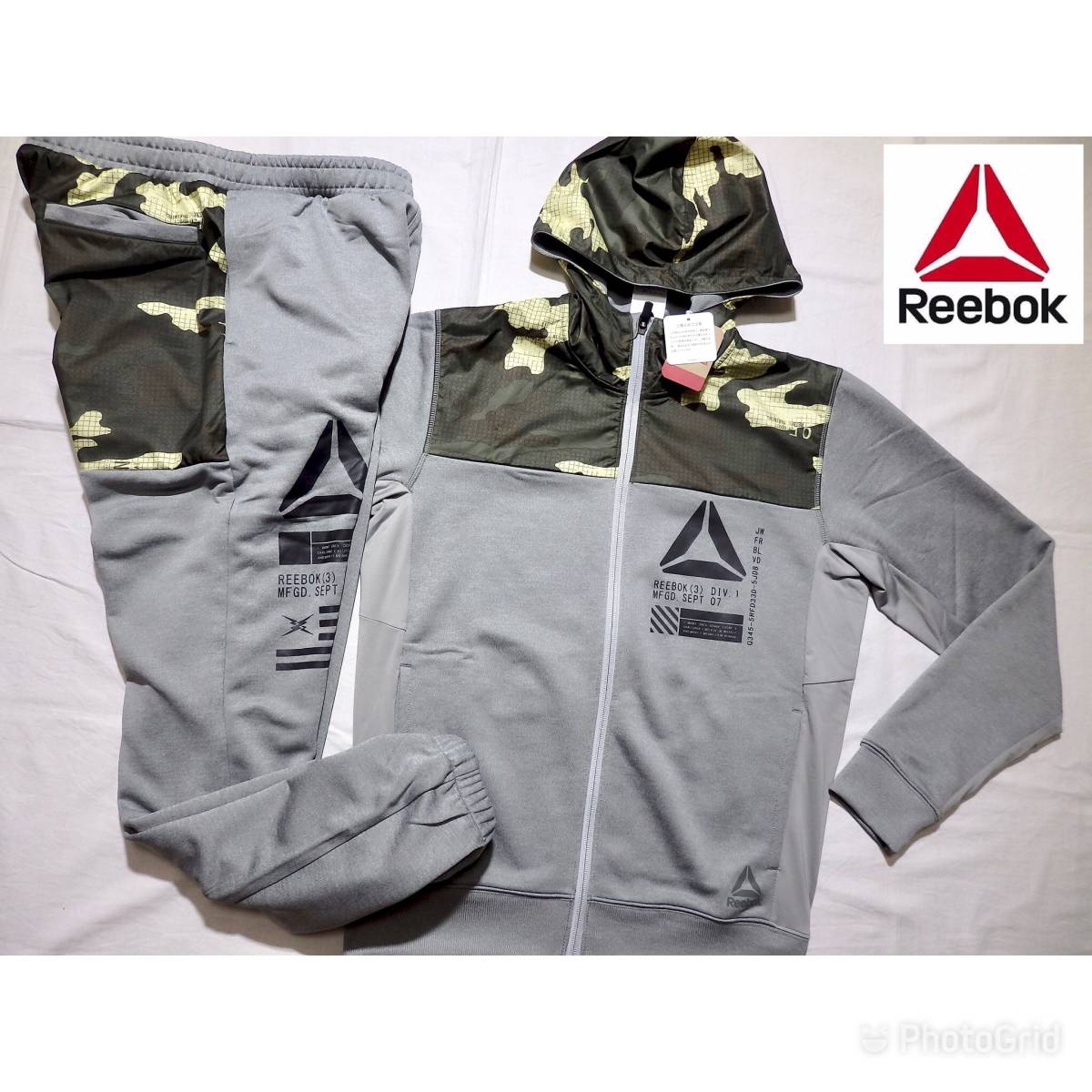 □M 新品 定価16718円 Reebokリーボック カモ柄Wハイブリッド