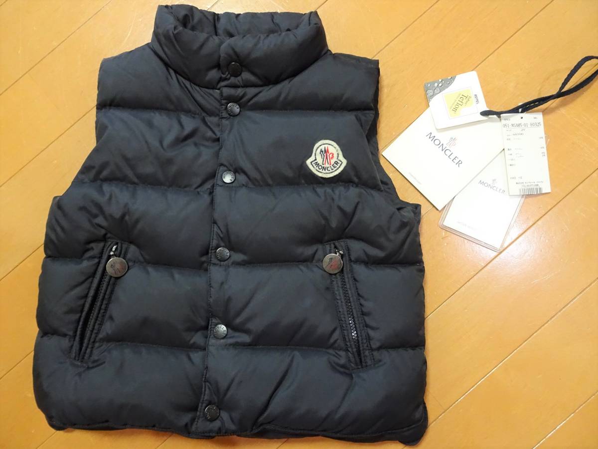 モンクレール MONCLER ダウンベスト 子供 monclerベスト フード有り 