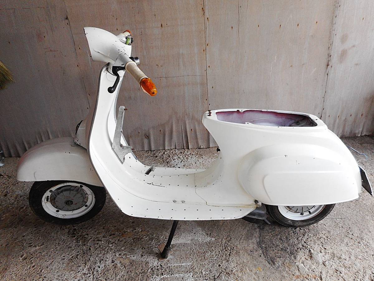 ベスパ - 不動 部品取り 50S レストアベース Yahoo!オークション 鍵無 