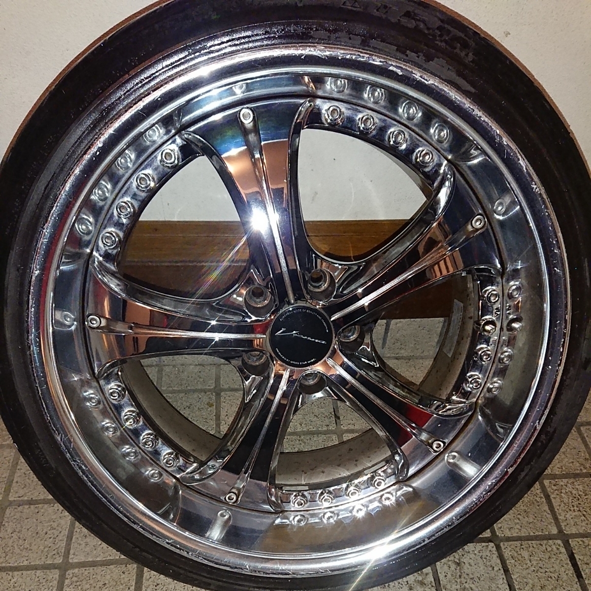 中古 SSR ビエナ クラージェ ホイール 18インチ 8.0J+37 5H-114.3 
