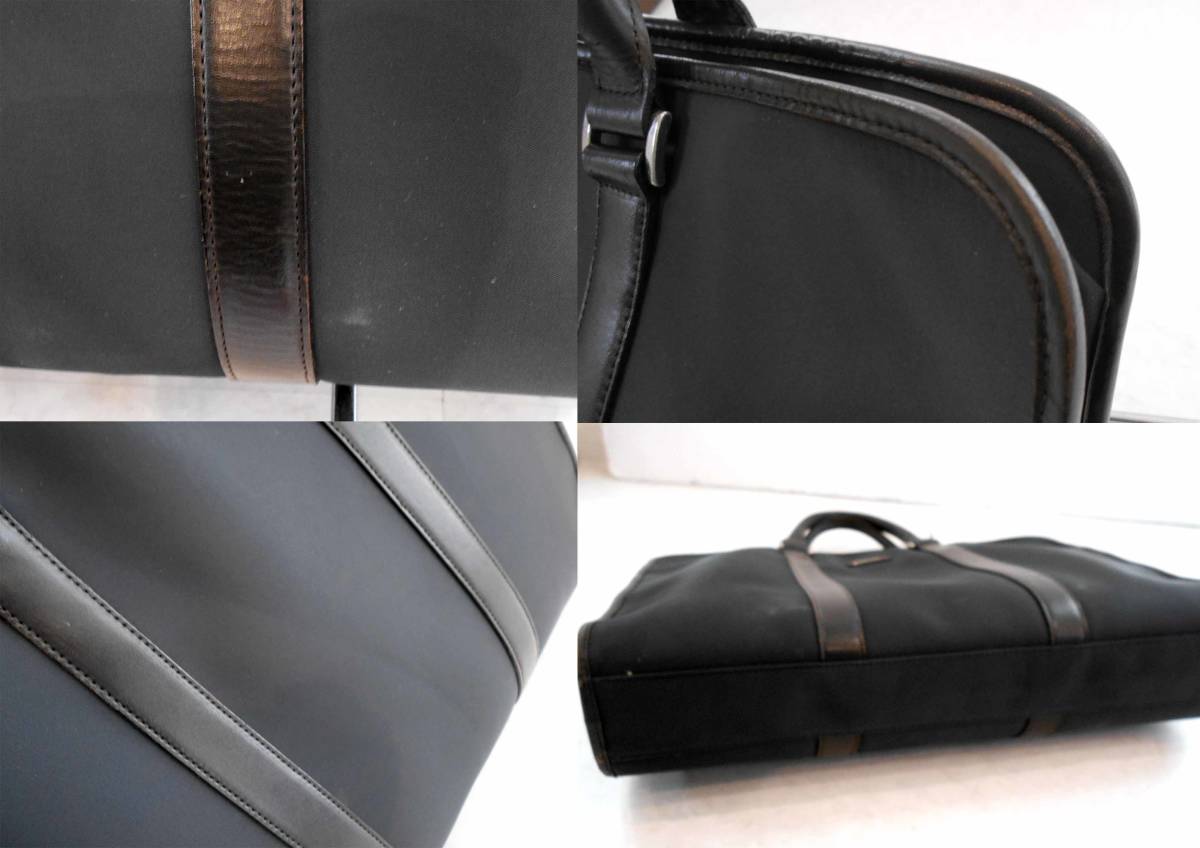 バーバリーブラックレーベル ノバチェック柄 ブリーフケース ビジネス