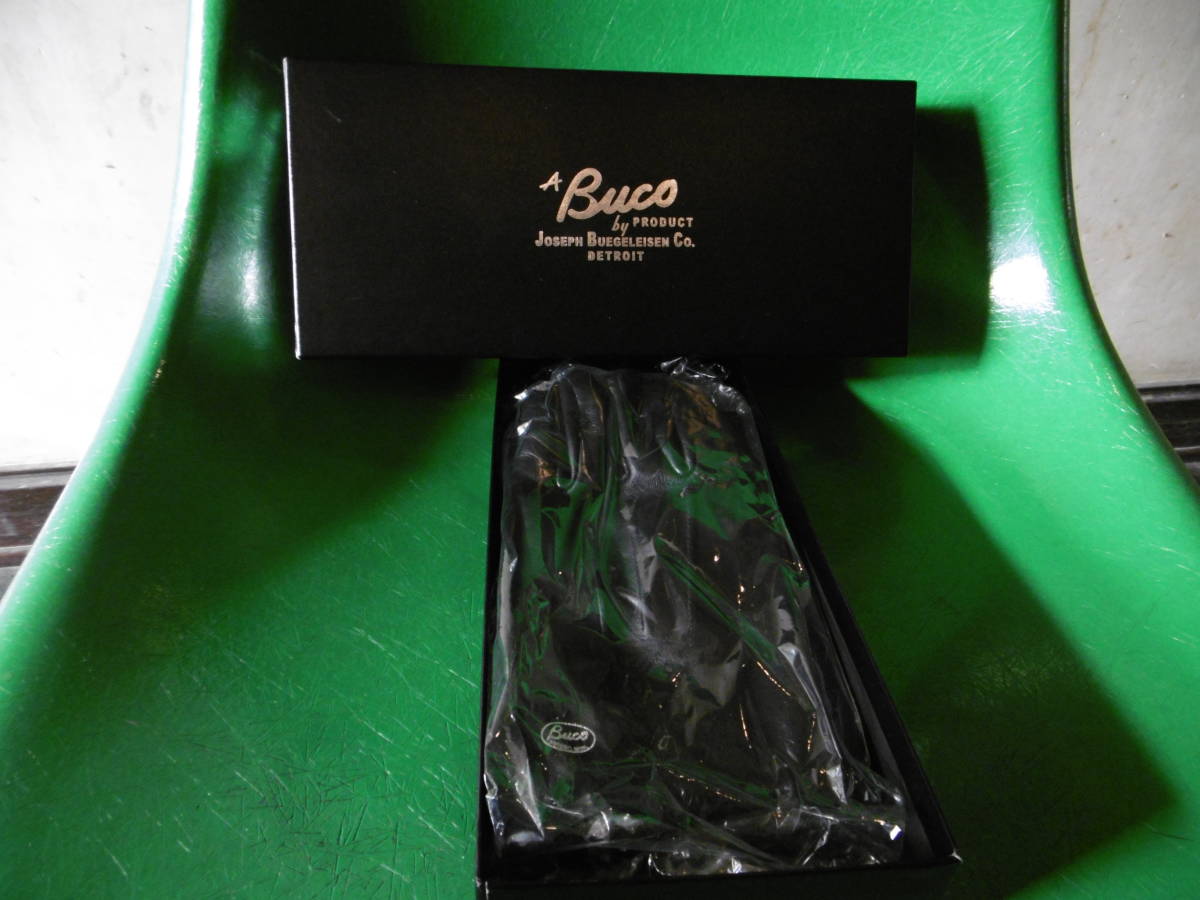BUCO レザーグローブ 手袋 黒 サイズ 8 リアルマッコイズ Buco レザー