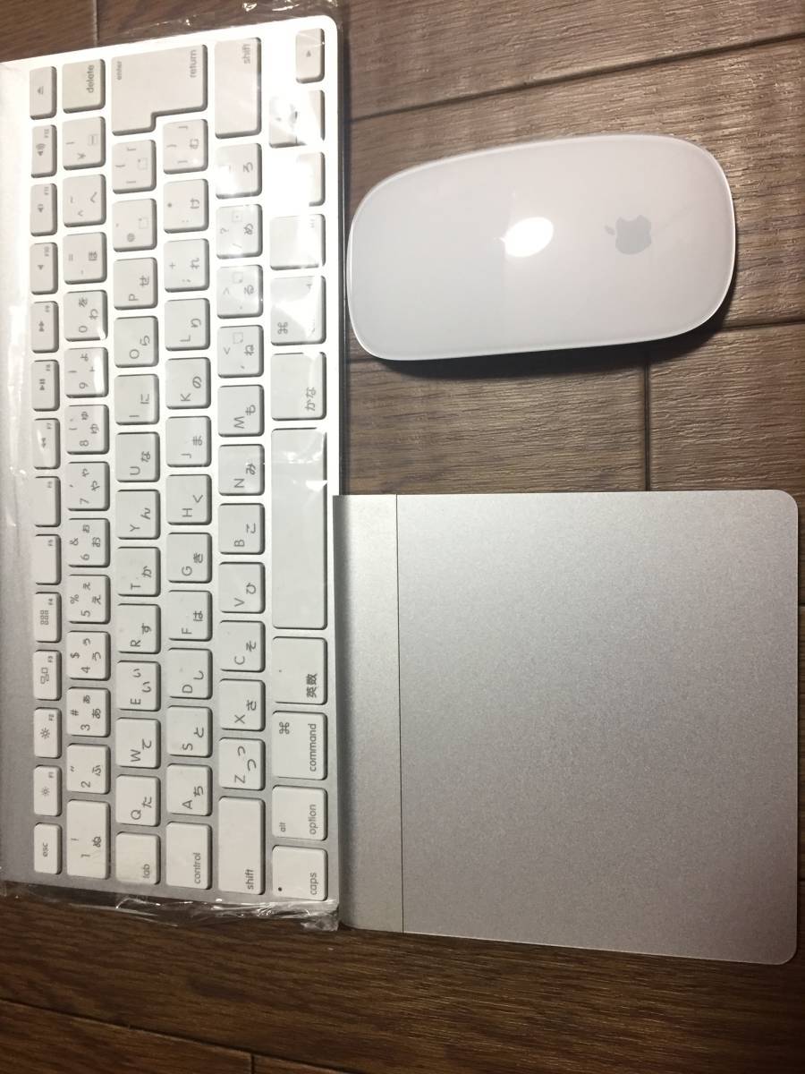 mac imac Apple 純正 キーボード ワイヤレス JIS 日本語版 キー Wireless ワイヤレスマウス Magic Mouse A1296 trackpad 3台セット