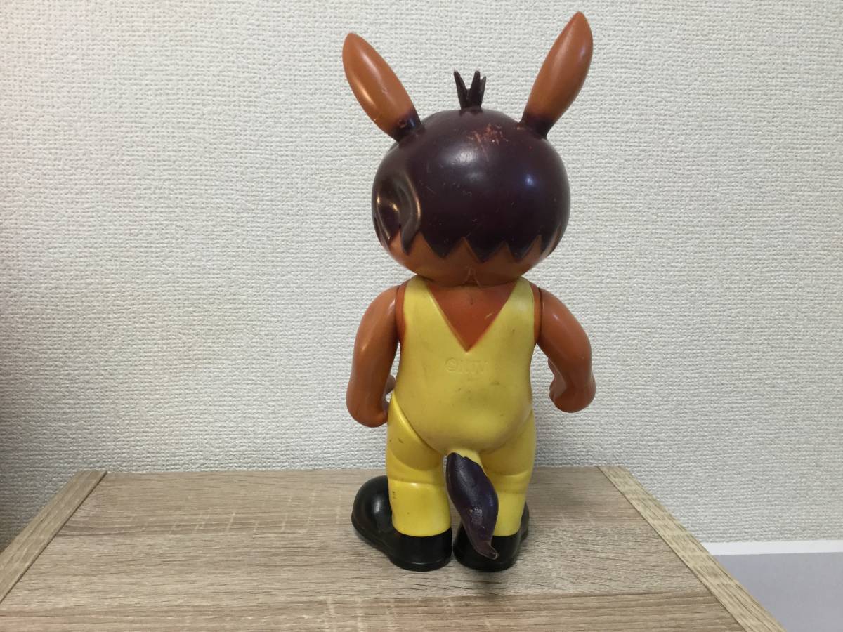 当時物 ニッコー おはよう！ こどもショー ロバくん ソフビ 約27 