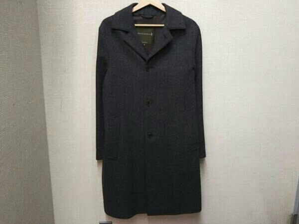 MACKINTOSH マッキントッシュ ロングコート ウール チェック 内側 