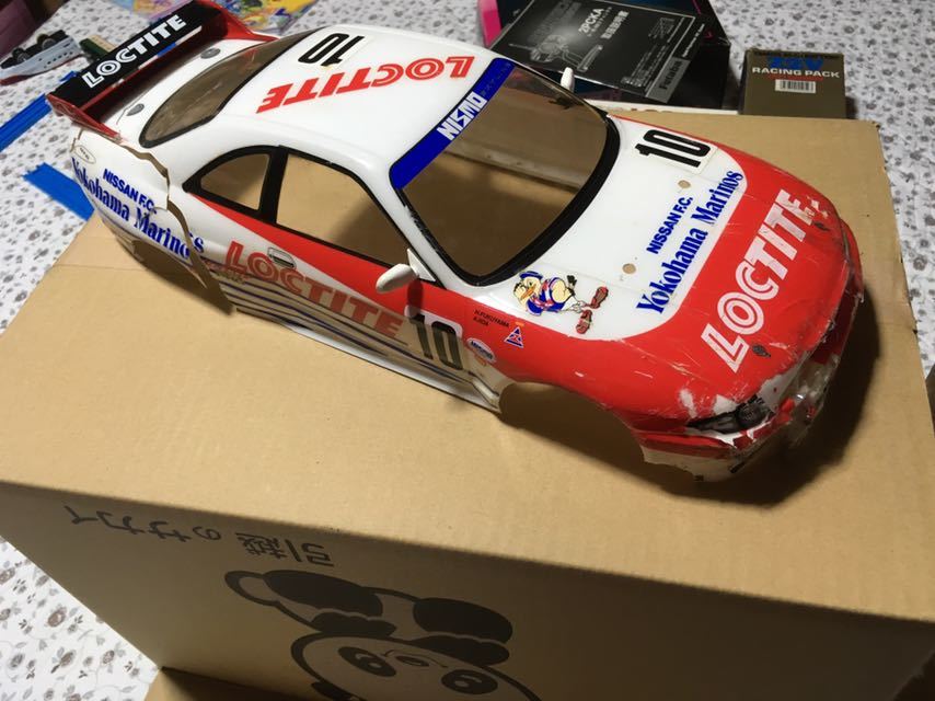 絶版 タミヤ 1/10 ロックタイト スカイライン GT-R N1 (R33) タミヤ GT-R スカイライン ロックタイト 1⁄10 - 1⁄24 N1 (R33) 絶版