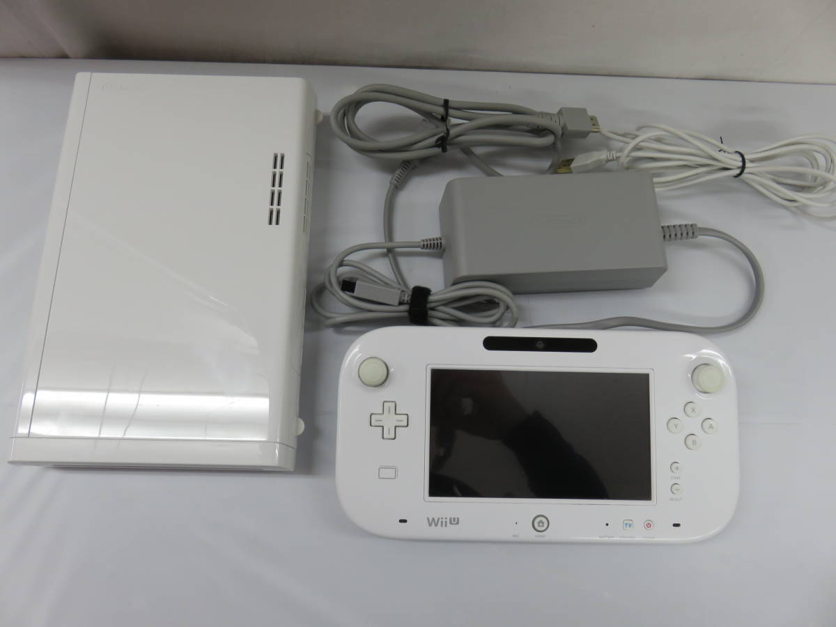  WiiU 本体 32GB 白 現状品 ホワイト/初期 み/ G773(Wii U本体)｜売買されたオークション情報、yahooの商品情報をアーカイブ公開 - オークファン Wii U本体