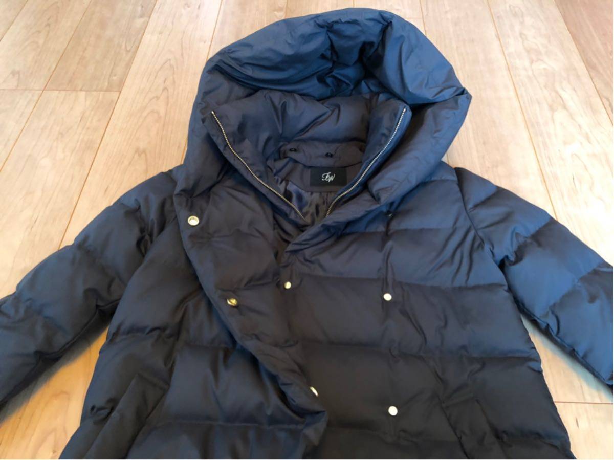 FRAMeWORK＊フレームワーク２WAYフードダウンコート＊黒38 ベイクルーズ beamsママコートタトラス風モンクレール風