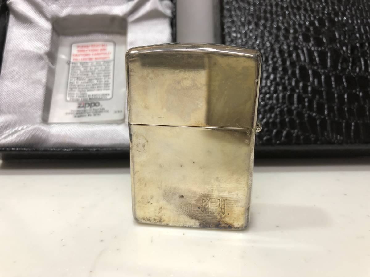 Zippo　ジッポー　貝貼　クラシックカー　N.Y.　1992年製　　　KJ2　　　