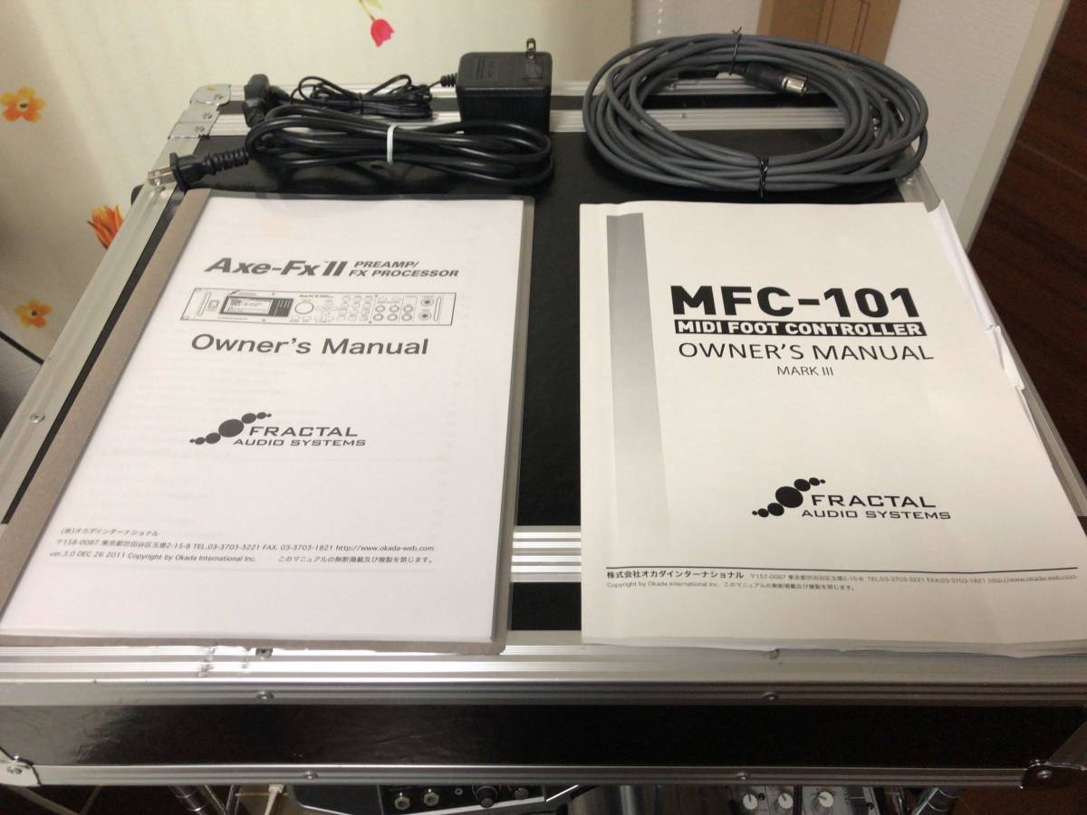 Fractal Audio Systems Axe-Fx II(ラックケース付) ＆ MFC-101 III
