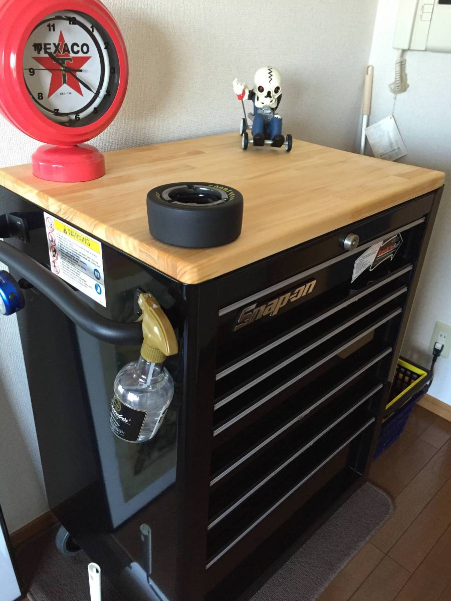 スナップオン ロールキャブ 工具箱用 ウッドトップ 天板 適合:KRA4008