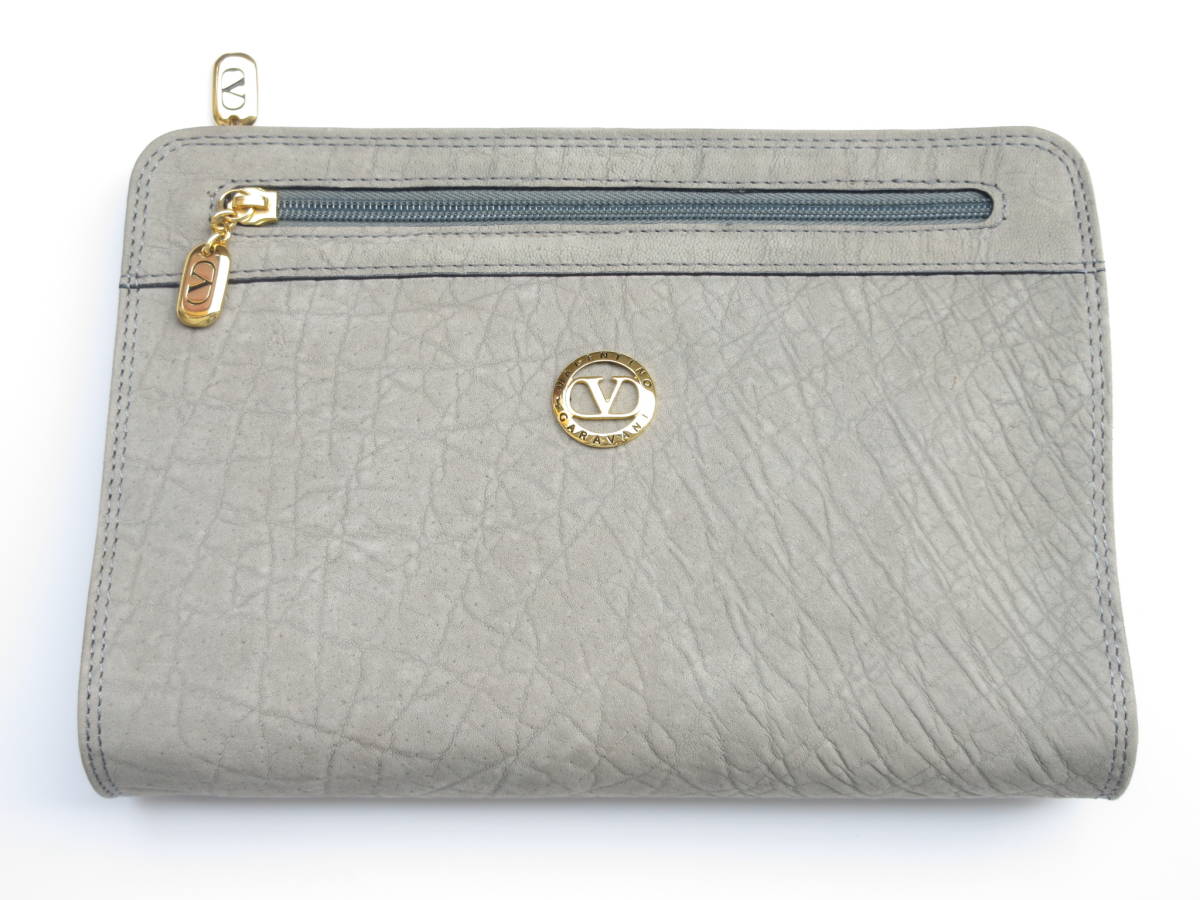 ヴァレンティノ ガラヴァーニ ITALY ☆ 希少品 象革 未使用品 セカンド 