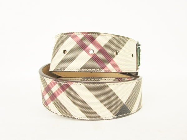 □□ BURBERRY バーバリー ノバチェック ベルト バックル取外し可
