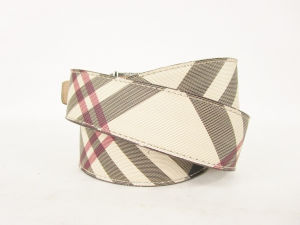 □□ BURBERRY バーバリー ノバチェック ベルト バックル取外し可