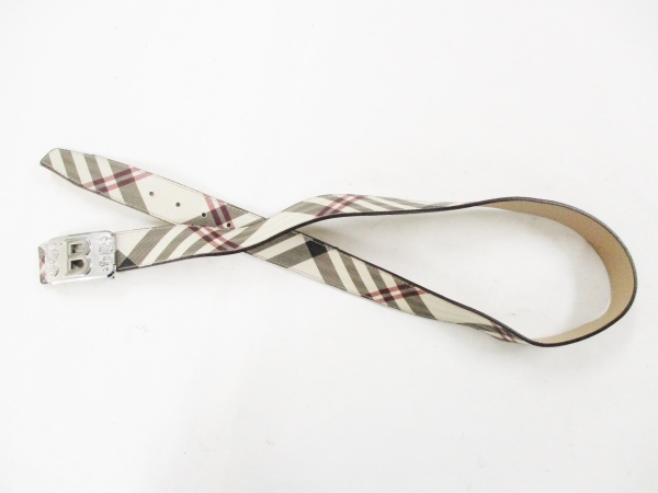 □□ BURBERRY バーバリー ノバチェック ベルト バックル取外し可