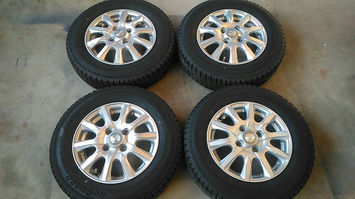 145⁄80R13 スタッドレス | 0 ダイハツ純正鉄ホイール ヨコハマアイス 