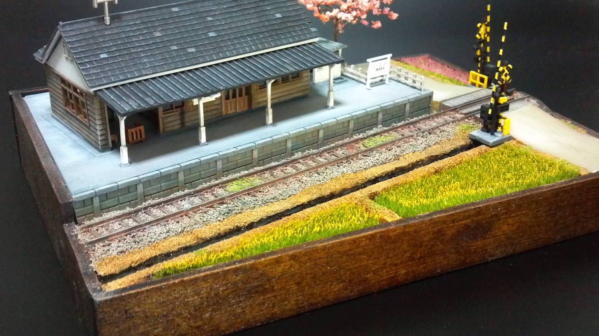 ☆ マイクロエース 田舎の駅 完成品 （旧河合商会） ☆