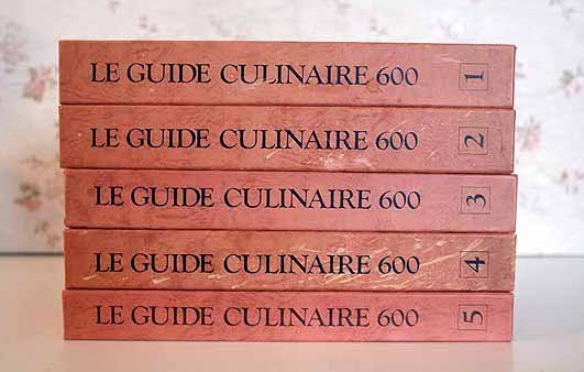 80305/フランス料理 エスコフィエの料理600 全5巻揃 小野正吉 Le Guide