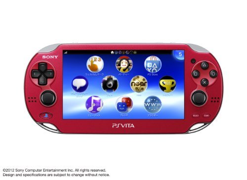 色コズミックレッド PlayStationVita Wi-Fiモデル コズミック・レッド