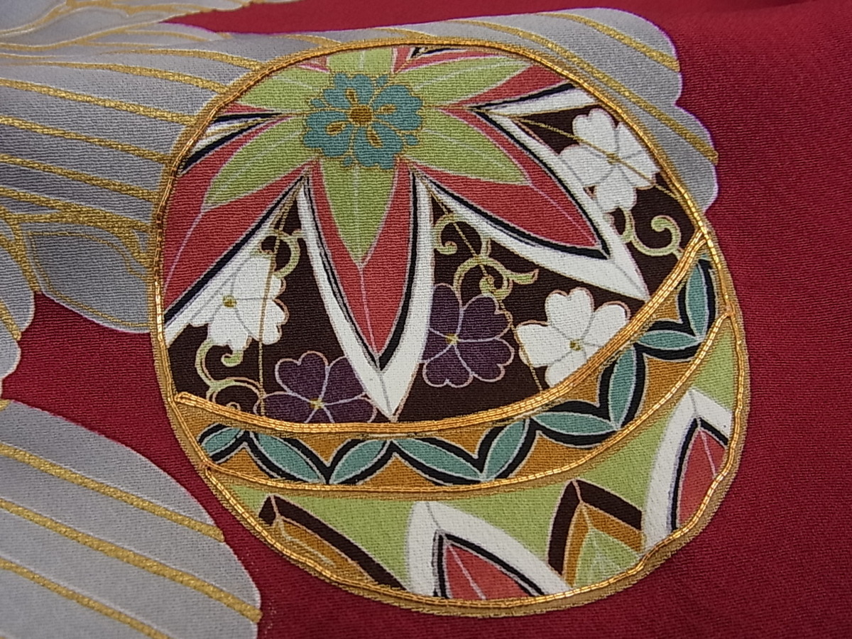 ヤフオク！ベストストア受賞店□平和屋着物□豪華振袖 長襦袢セット 駒 
