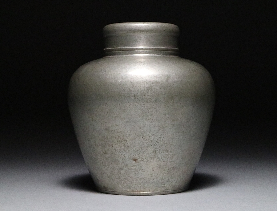 英祥堂造 古錫茶壷 茶心壷 煎茶道具 約730g 2026年最新Yahoo!オークション （好日）初だし 英祥堂製 本錫 茶心壺