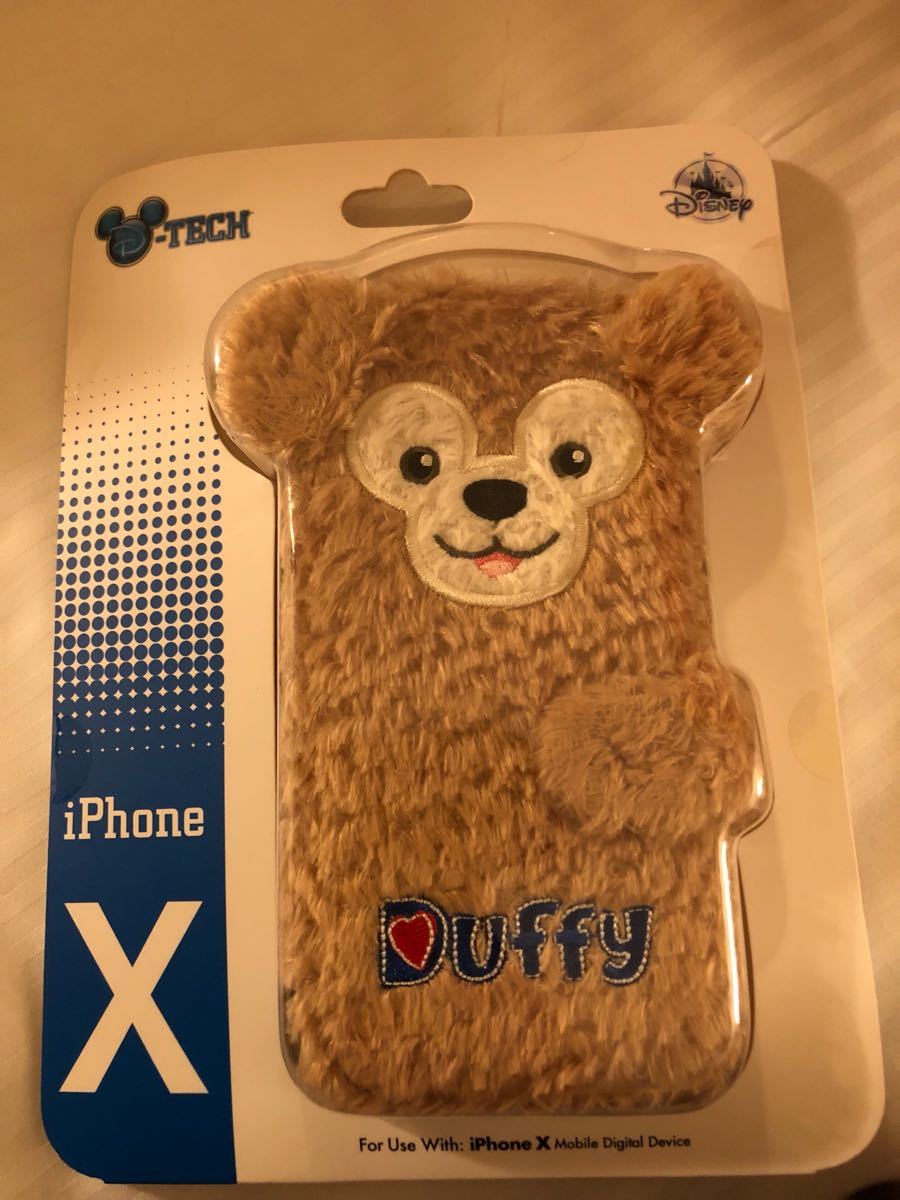 香港ディズニーランド HKDL ダッフィー iPhoneX カバー ケース 切手ok