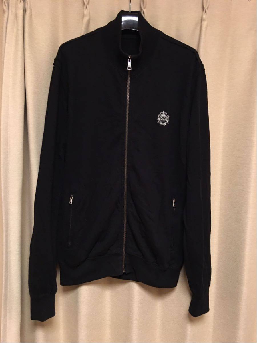 激安大特価，低価 DOLCE&GABBANA ドルチェ＆ガッバーナ ロゴ ブラック トラック ジャケット 50 ブルゾン ジャージ(50)｜売買されたオークション情報、yahooの商品情報をアーカイブ公開 - オークファン 男性用