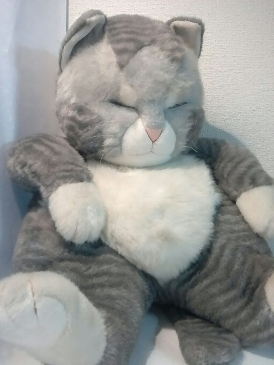 ジョリーマンマ　オリエンタルトーイ　特大ぬいぐるみ ジョリーマンマ ロシアンブルー ぬいぐるみ 猫 ネコ オリエンタル