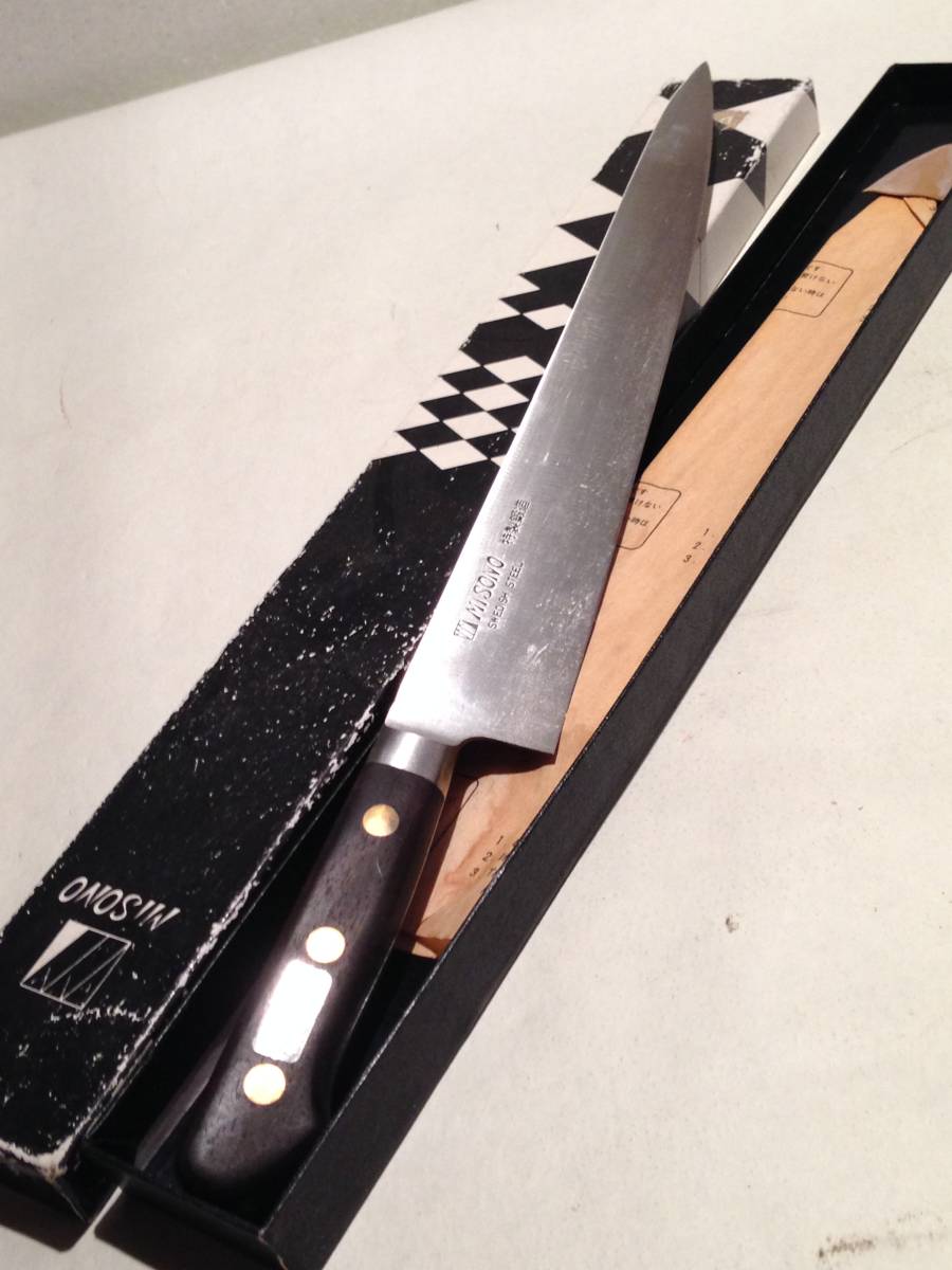 本職用 ミソノ 牛刀 スウェーデン鋼 特製鍛造 包丁 MISONO SWEDISH