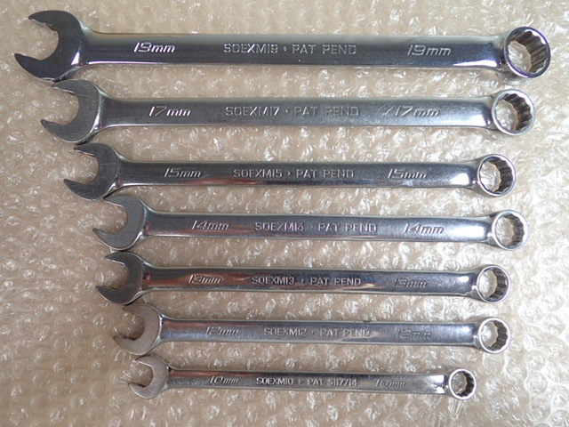 Snap-on スナップオン コンビネーションレンチ SOEXM19 / SOEXM17