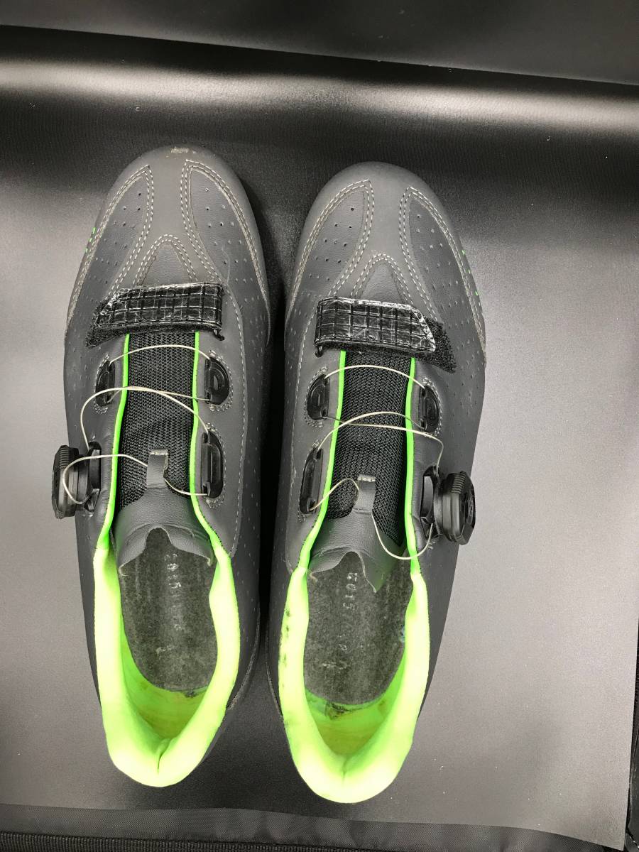 フィジーク 【中古】フィジーク Fizik R3B UOMO メンズ BOA グレーグリーン EUR41.5/26.5cm BOAクロージャー採用のロードシューズR3B\u0026R5Bに