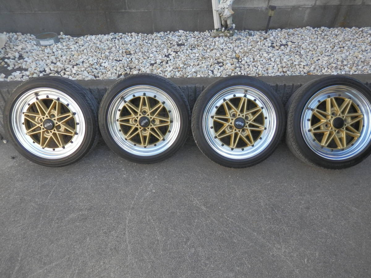 WORK エクイップ03 03 ゴールド Equip ワーク 4H をアノ車に ☆WORK⁄ワーク