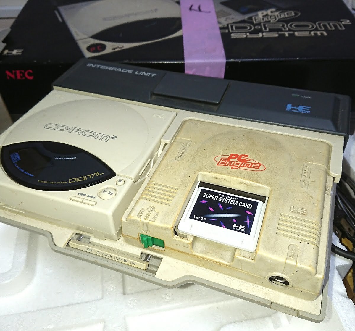CD-ROM2 PCエンジン NEC 本体 ジャンク SYSTEM PC Engine システム PC 