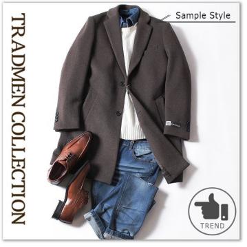チェスターコート コート ロングコート レディース | カシミヤ混ウール 