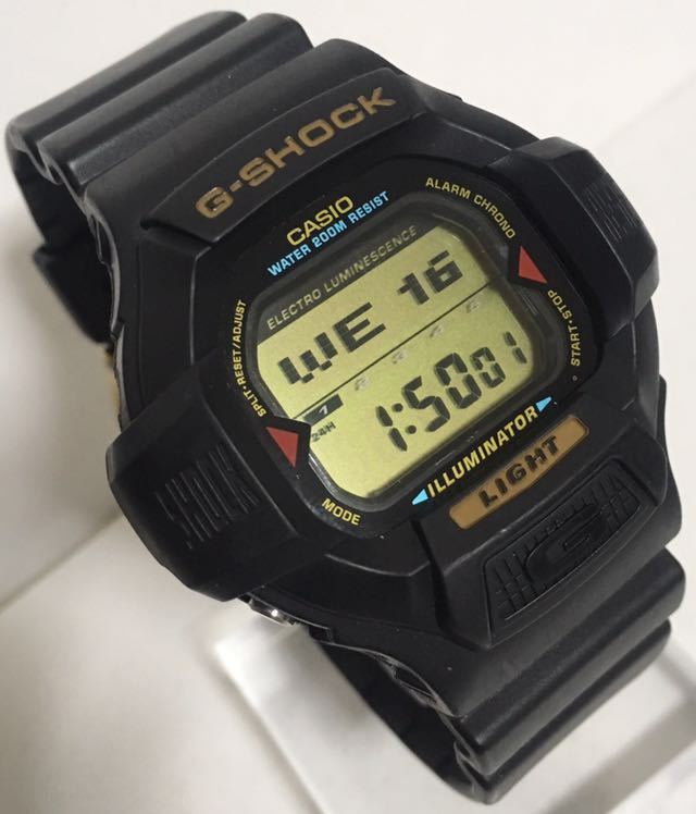 極美品 CASIO G-SHOCK DW-8030 1995年 テロップ ブラック 海外モデル