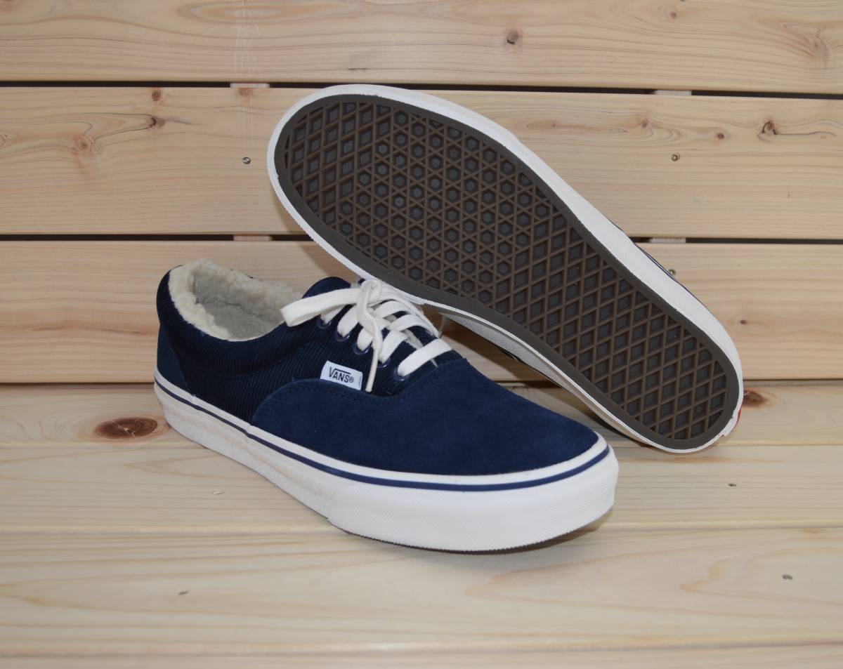大得価，限定SALE バンズ エラ 27.5cm スエード ネイビー インナー ボア VANS ERA レザー コーデュロイ 紺(27.5cm)｜売買されたオークション情報、yahooの商品情報をアーカイブ公開 - オークファン 27.5cm