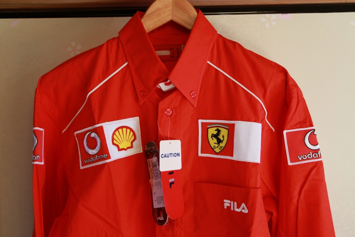 当時物！F1 フェラーリ ピットシャツ ピットシャツ？ スポーツ
