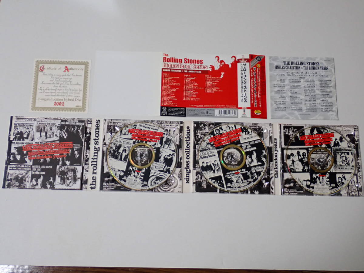 ★初回限定★SACD/HYBRID★3枚組★ローリング・ストーンズ★シングル・コレクション★THE ROLLING STONES SINGLES COLLECTION★