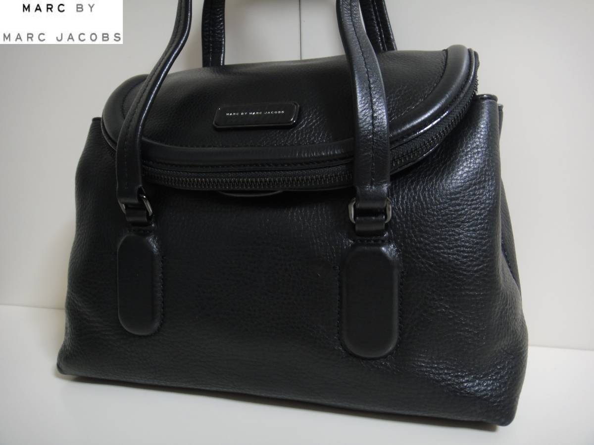 1円☆超美品☆MARC BY MARC JACOBSマークバイマークジェイコブスレザー 