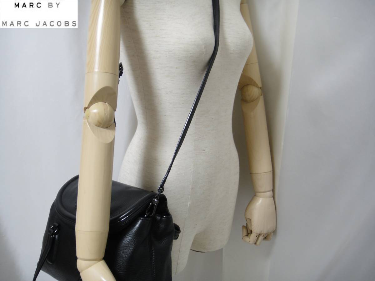 1円☆超美品☆MARC BY MARC JACOBSマークバイマークジェイコブスレザー