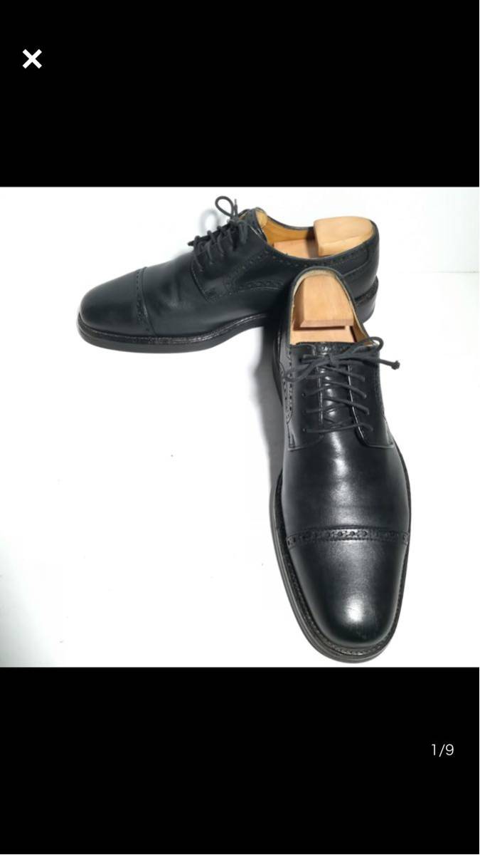 ☆コールハーン Cole Haan☆ ストレートチップ 7 1/2W 25.5~26cm 黒