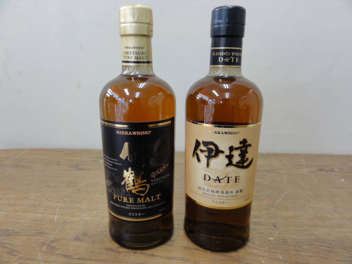 未開栓 竹鶴 ウイスキー NIKKA ニッカ 700ml 43% 伊達 ウイスキー NIKKA ニッカ 700ml 43% ２本 Z023 