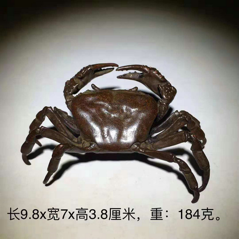 置物 銅製 蟹 開運 カニ オブジェ 厄除 魔除け 縁起物 長寿 幸運 2026