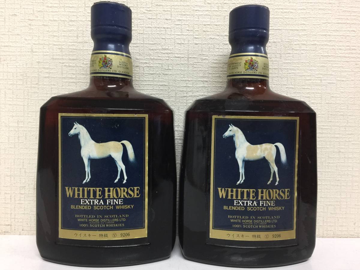 ★80S★ホワイトホースエクストラファイン●ファインオールド　古酒　旧ボトル ホワイトホース エクストラファイン HORSE WHITE 750ml 特級 古酒 : 0