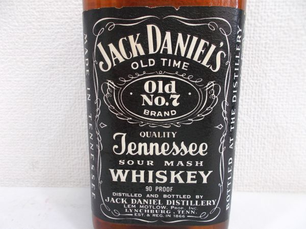 JACK OLD Old TIME DANIEL'S No.7 ジャックダニエル 0 未開栓