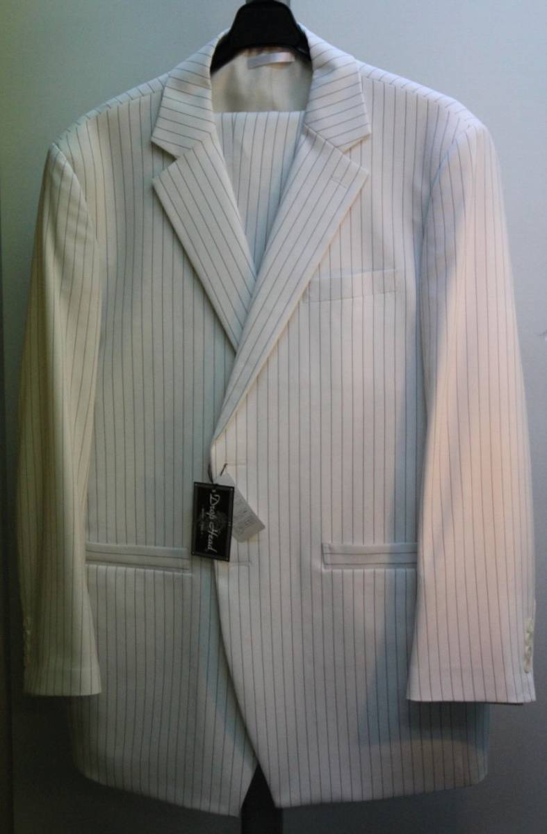 新品，最新作 キングサイズ 3Ｌ ウエスト 93 107ｃｍ調節可能 サイズ 白色&times;ストライプスリーピース 1着限り 品 定価53784円(XLサイズ以上)｜売買されたオークション情報、yahooの商品情報をアーカイブ公開 XLサイズ以上