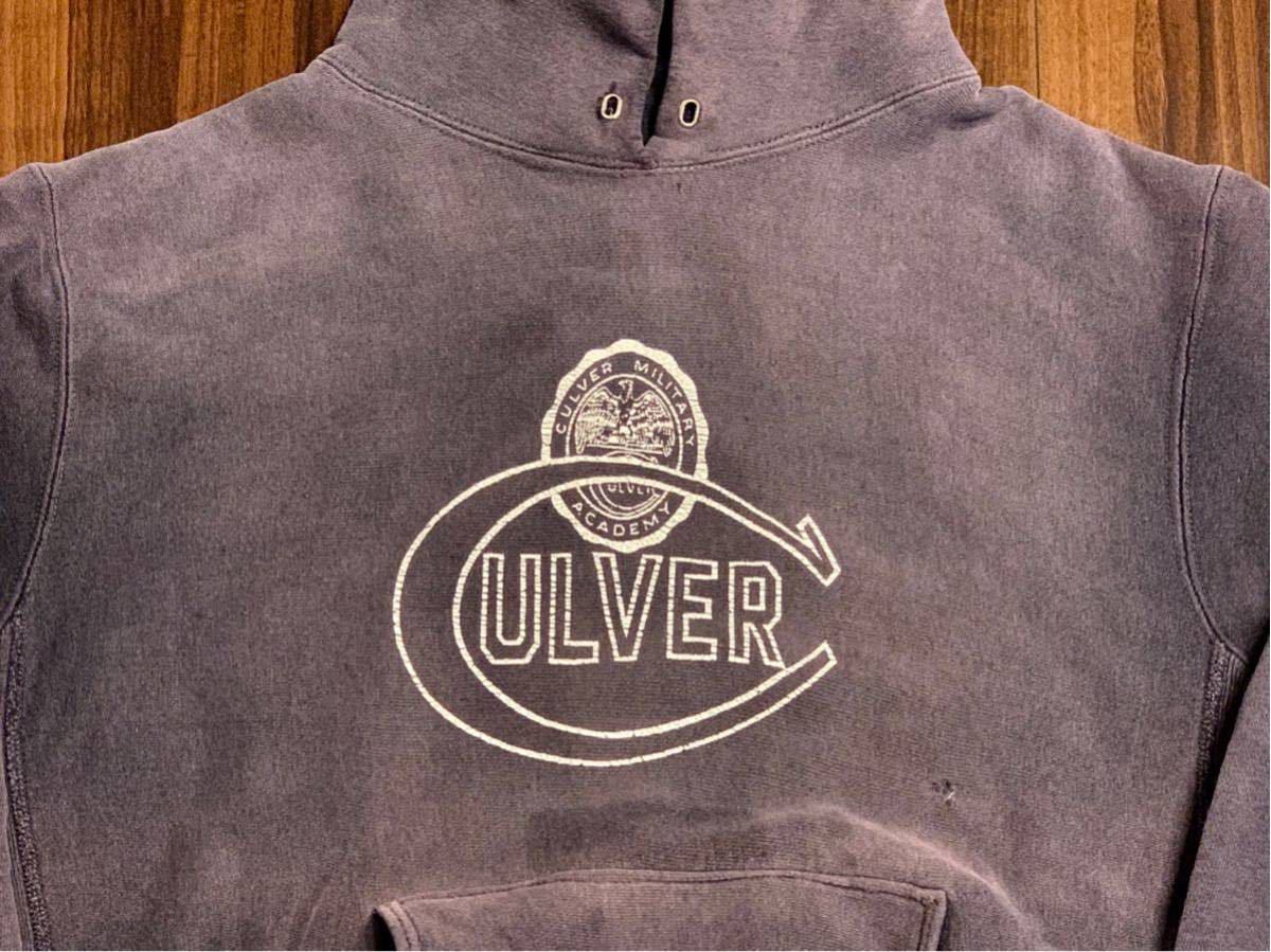 50s Champion 後付けパーカー ナス紺 culver
