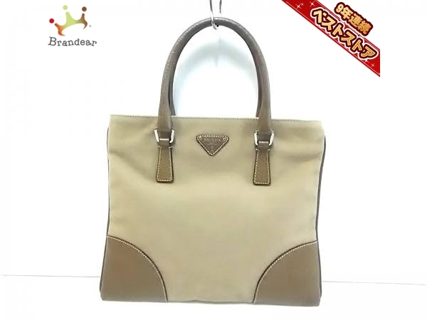 プラダ PRADA ハンドバッグ トートバッグ キャンバス レザー 2WAY