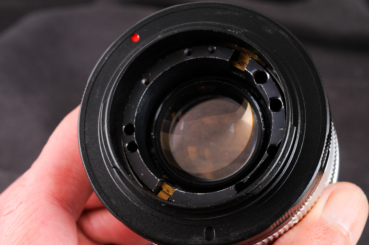フジカ35EEのレンズをソニーE 1.9⁄45mm 改造レンズFUJINON YASHINON 